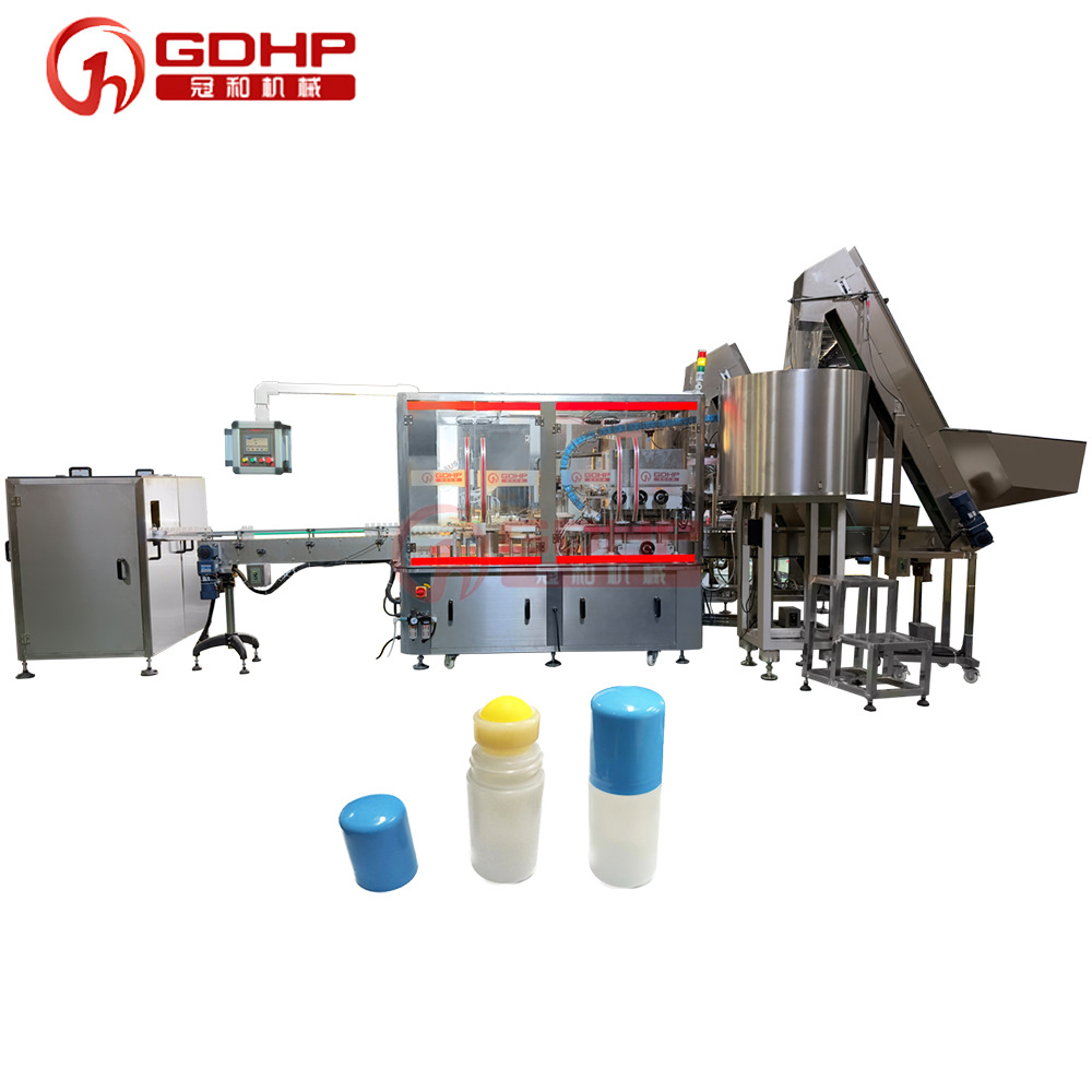 滚珠瓶灌装压珠旋盖生产线